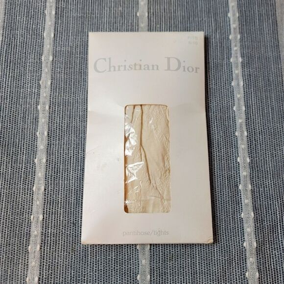 CHRISTIAN DIOR Vintage Tights - Picture 1 of 8